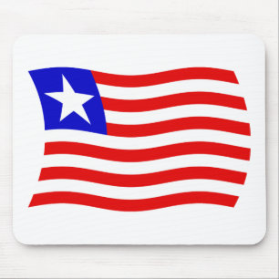 Liberia Flag Mousepad