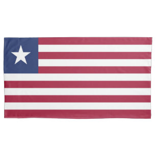 Liberia flag pillowcase