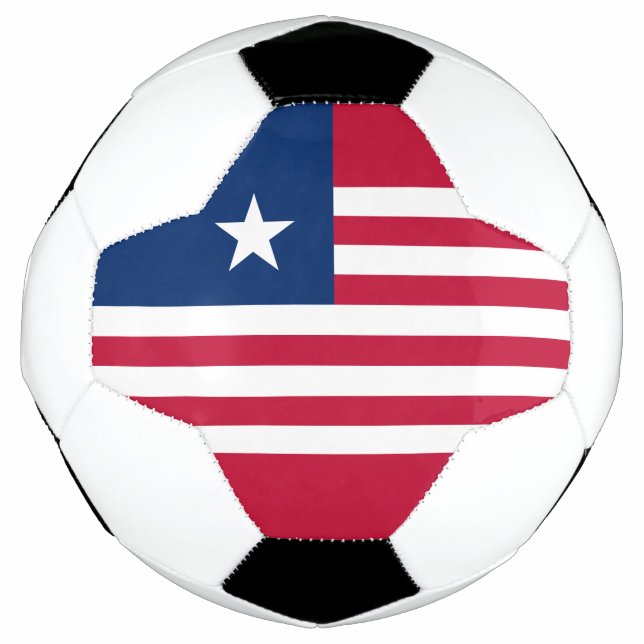 Liberia Flag Soccer Ball (Front)