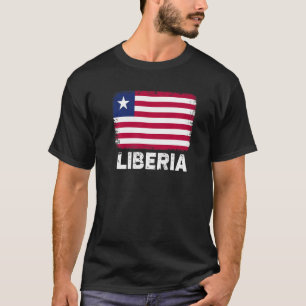 Liberia Flag  Support Liberian People Women Men T-Shirt