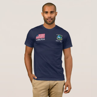 Liberia flag t-shirt