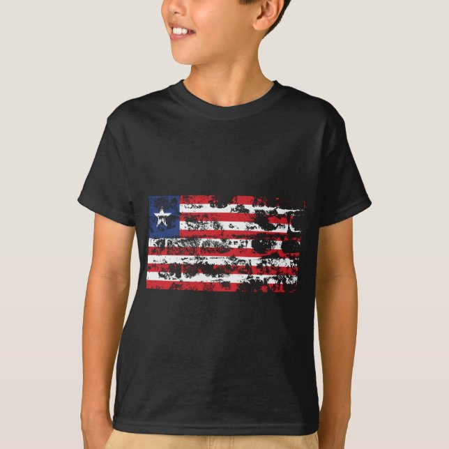 Liberia Flag T-Shirt (Front)