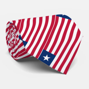 Liberia Flag Tie