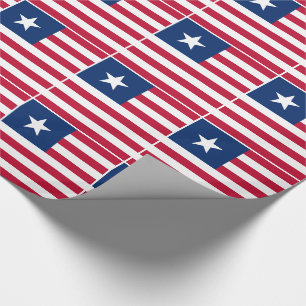 Liberia Flag Wrapping Paper