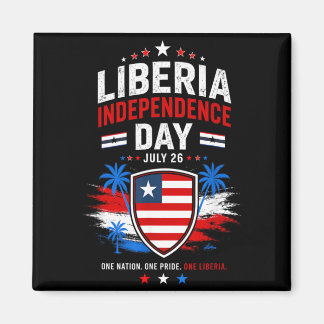 Liberia Independence Day July 26 Liberia Flag Magnet