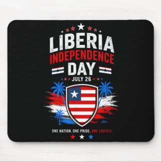 Liberia Independence Day July 26 Liberia Flag Mouse Pad