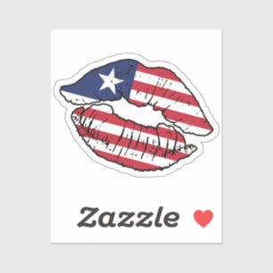Liberia Liberian Lipstick Love Flag