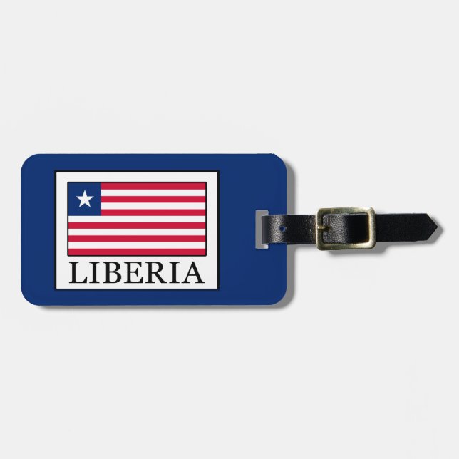 Liberia Luggage Tag (Front Horizontal)