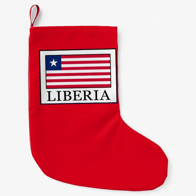 Liberia Small Christmas Stocking (Front)