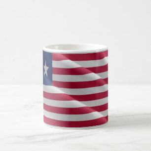 Liberia - Waving Flag - Coffee Mug