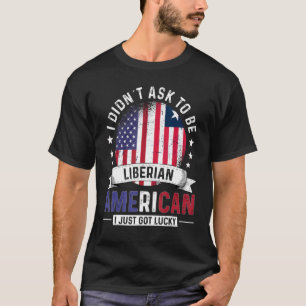 Liberian American Countries Flags Pride Liberia Fl T-Shirt