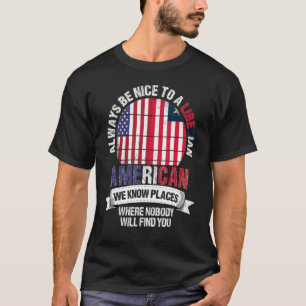 Liberian American We know Places where Country Lib T-Shirt
