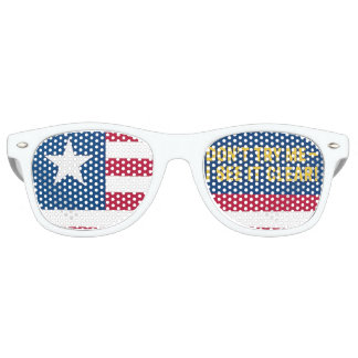 Liberian don’t try me I  see it clear  Retro Sunglasses