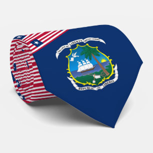Liberian Flag & Coat of Arms, Flag of Liberia Tie