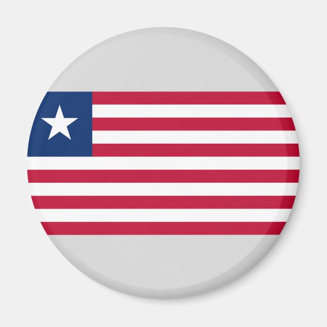 Liberian Flag (Liberia) Magnet (Front)
