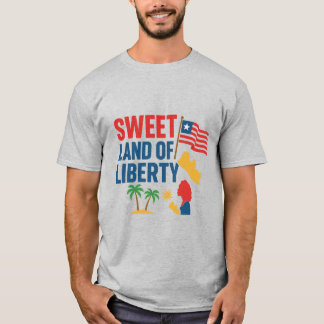 Liberian Unisex sweet land of liberty  T-Shirt