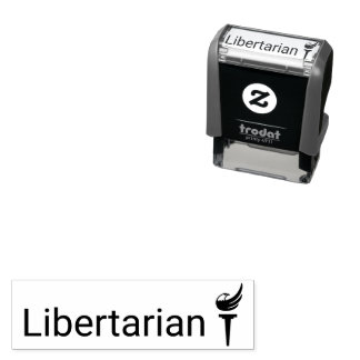 Libertarian 1.4" x 0.4" Stamp