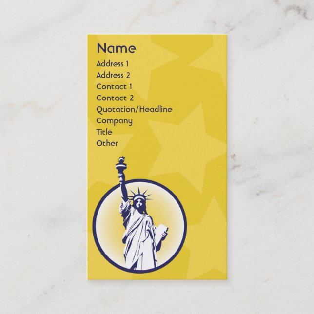 Libertarian - Business Card (Front)