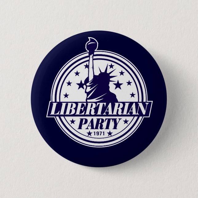 libertarian_light.ai 6 cm round badge (Front)