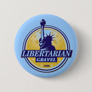 Libertarian Party GRAVEL Button LP Denver