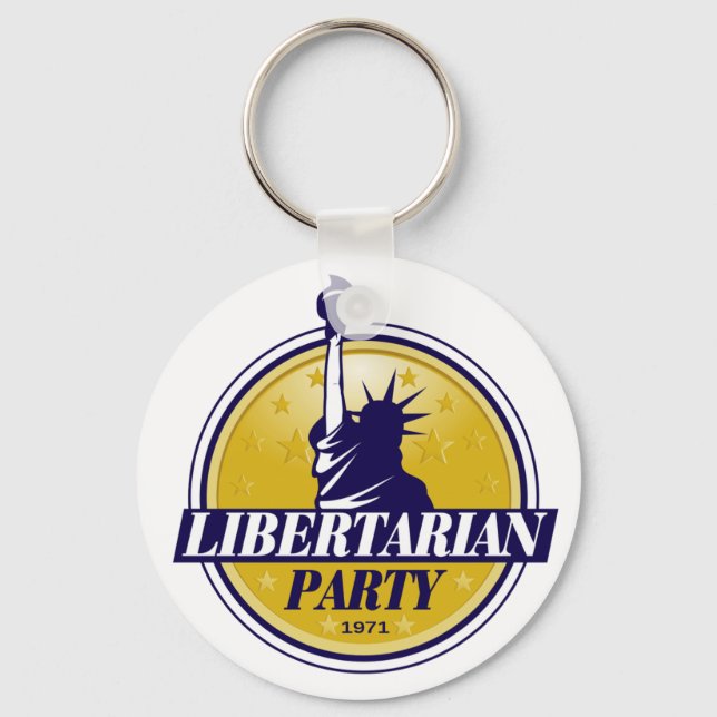 Libertarian Party Logo Key Ring (Front)