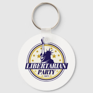 libertarian party logo key ring