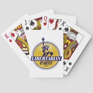 Libertarian Party Logo Politics Playing Cards