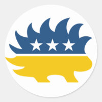 Libertarian Party Porcupine Sticker