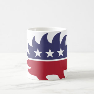 Libertarian Party Porcupine Symbol Coffee Mug