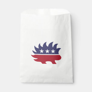 Libertarian Party Porcupine Symbol Favour Bag