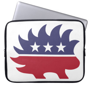 Libertarian Party Porcupine Symbol Laptop Sleeve