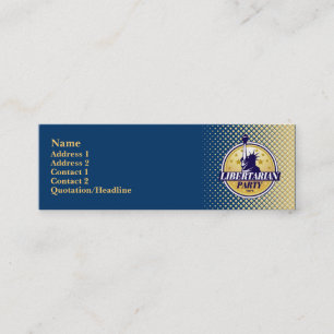 Libertarian Party Skinny Profile Cards
