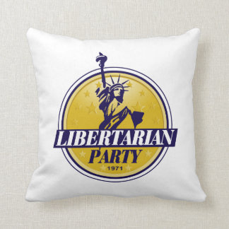Libertarian Political Party Logo Cushion
