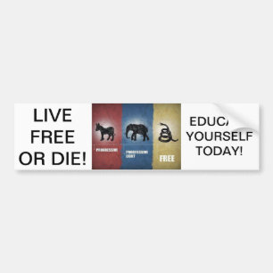 Libertarian / Tea Party Bumper Sticker