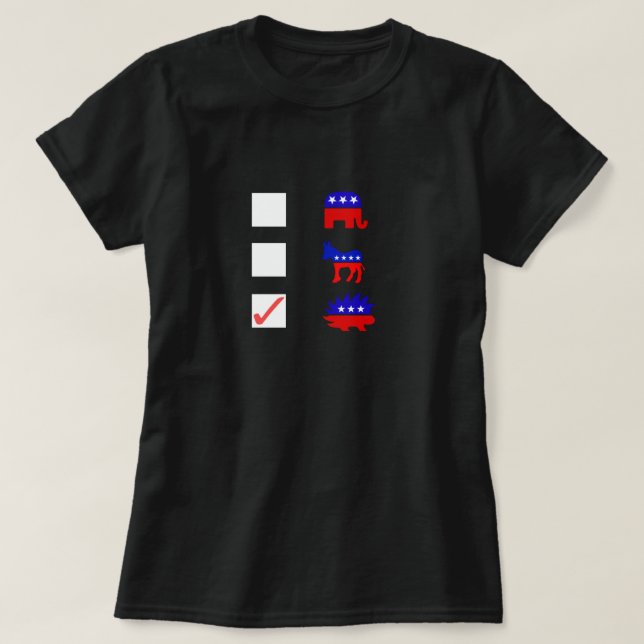 Libertarian Voter Gift  T-Shirt (Design Front)