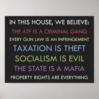 Libertarian We Believe Poster