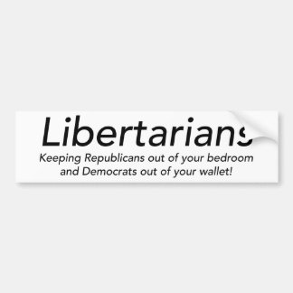 Libertarians Bumper Sticker