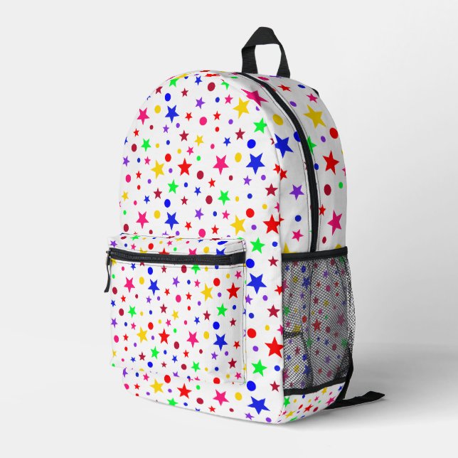 Libertas Printed Backpack (Back Corner Right)