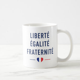 Liberté Égalité Fraternité French Motto Mug
