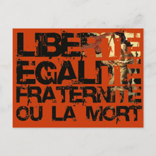 Liberte Egalite Fraternite: French Revolution Postcard