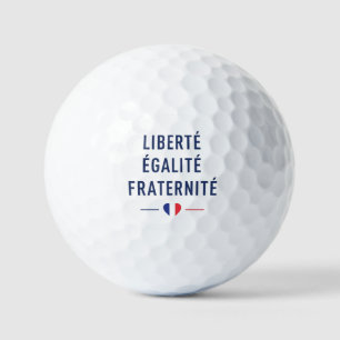 Liberté Égalité Fraternité Golf Ball French