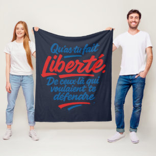 Liberté Fleece Blanket