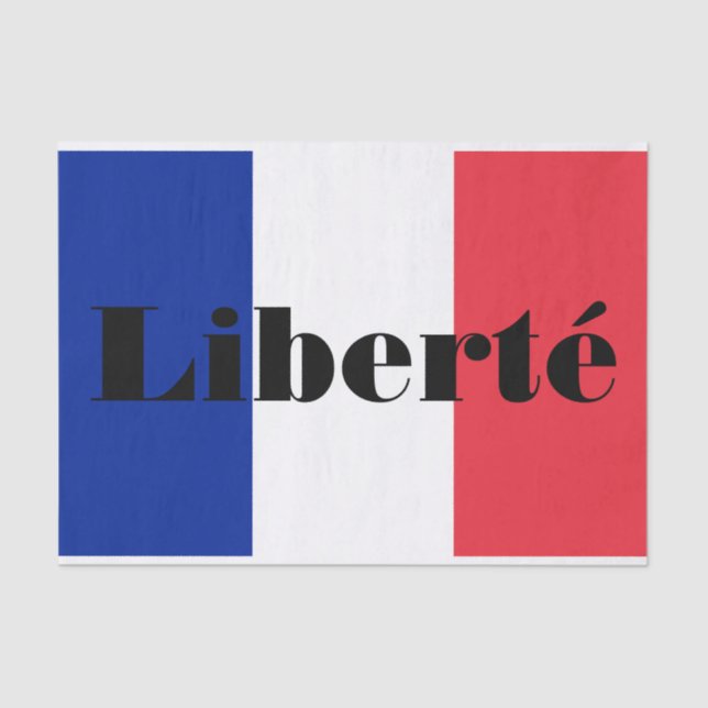 Liberté Tissue Paper (Front)