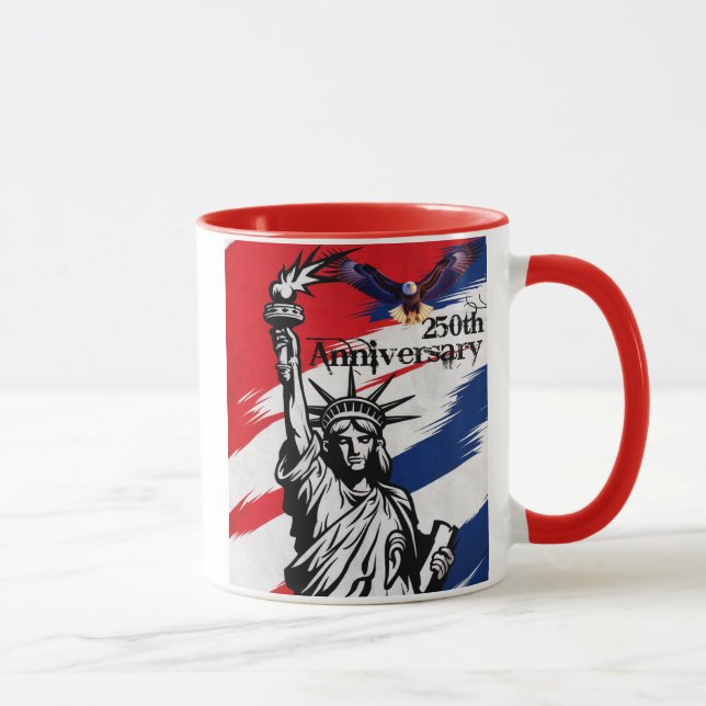 Liberty 250 Years Strong USA Mug (Right)