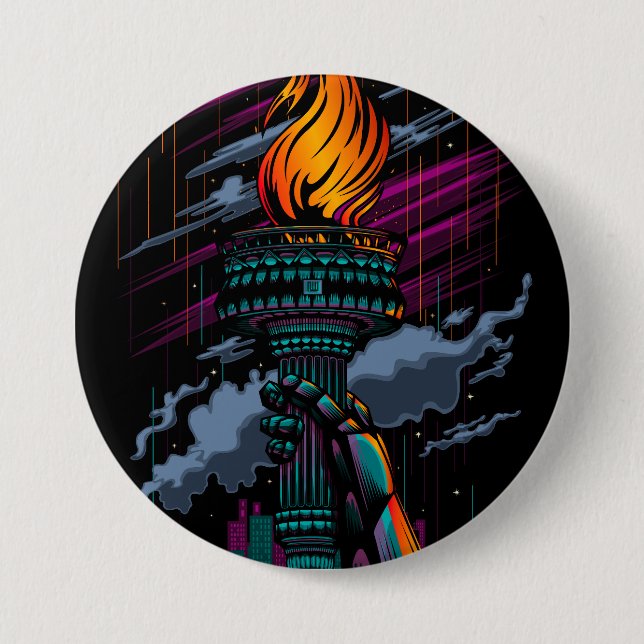 Liberty 7.5 Cm Round Badge (Front)