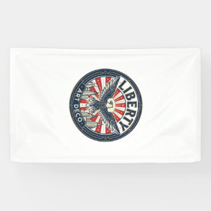 Liberty Adventure Patriotic Patriotic Pulp Book Co Banner