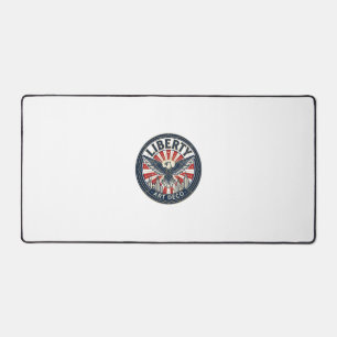 Liberty Adventure Patriotic Patriotic Pulp Book Co Desk Mat