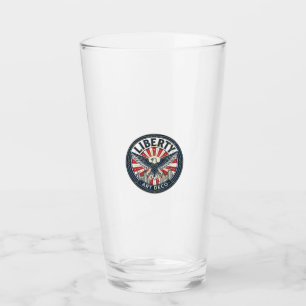 Liberty Adventure Patriotic Patriotic Pulp Book Co Glass