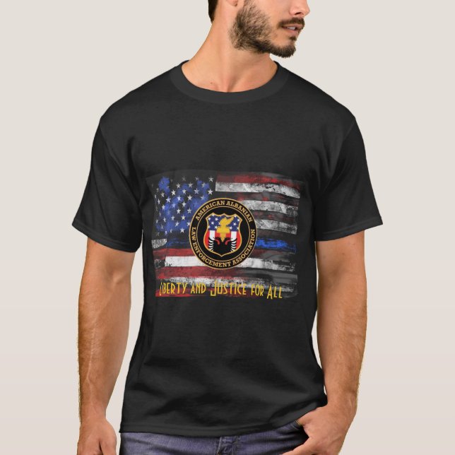 Liberty and Justice for All - AALEAUSA T-Shirt (Front)