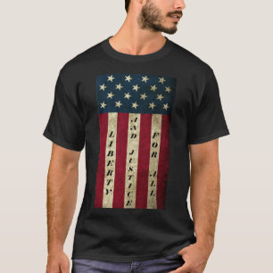 Liberty And Justice For All Men's Teeshirt T-Shirt